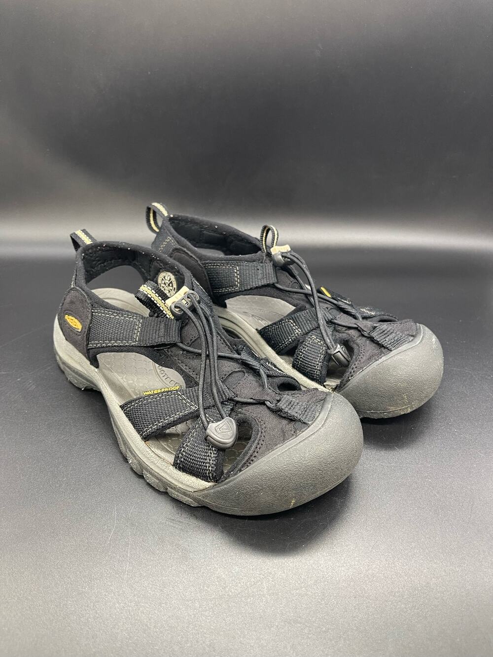 Keen Women's Venice Black Waterproof Hiking Sandals Size 6.5